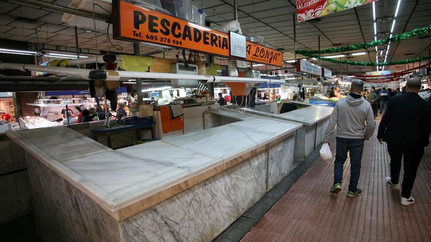 Un Mercado Central sin pescado del Grau