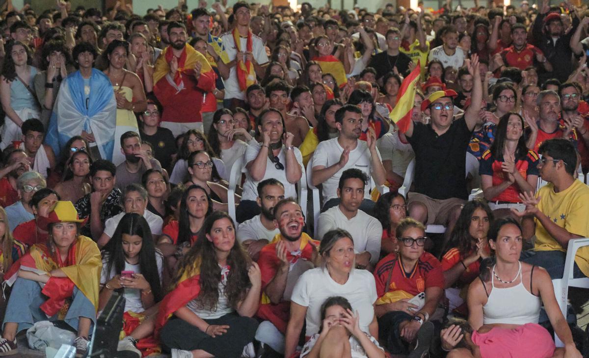Final del Mundial España - Argentina en La Plaza de la Música Final del Mundial España - Argentina en La Plaza de la Música