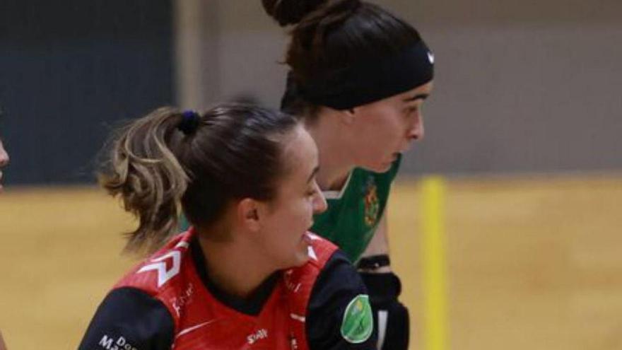 Sara Roces, ante el Cerdanyola. |