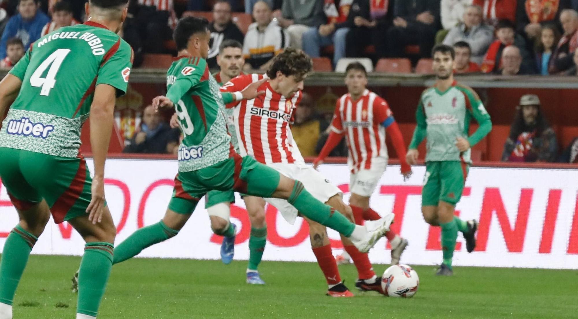 Así fue el partido Sporting-Granada, en imágenes