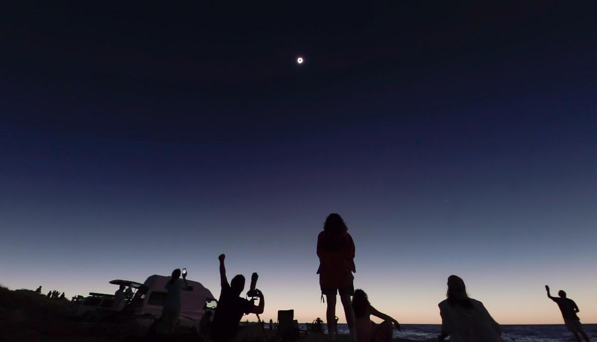 Eclipse en Exmouth (Australia)
