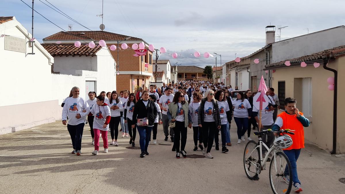 Marcha contra el cáncer en Fuentesaúco