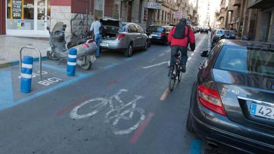 El Ayuntamiento de Alicante propone extender el carril bici en 40 kilómetros