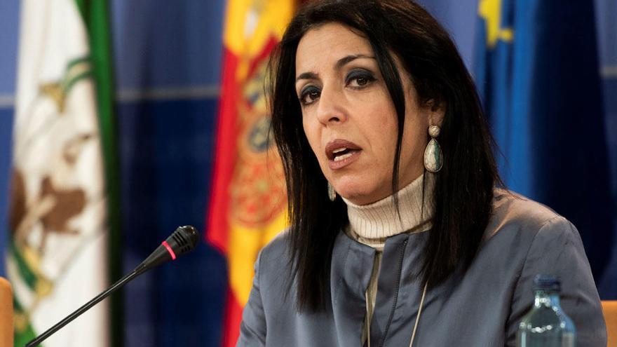 La presidenta del Parlamento andaluz, Marta Bosquet, presentó las actividades por el 28-F.