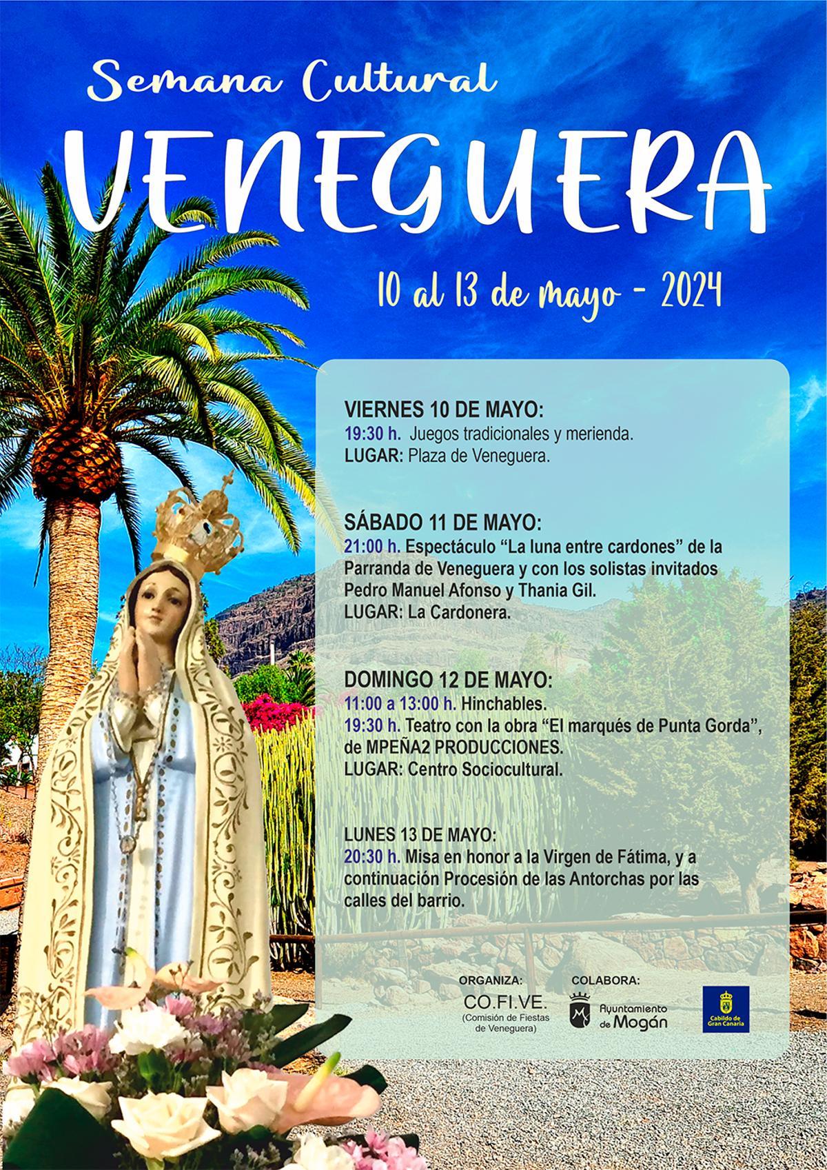 Programa Semana Cultural de Veneguera
