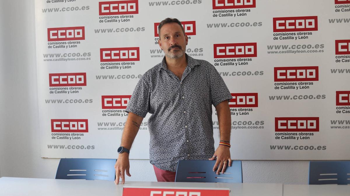 Jesús Carretero, secretario general de CCOO Zamora.