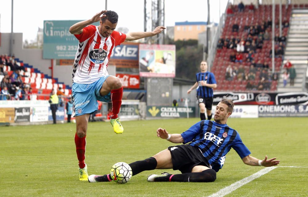 JORNADA 33 - LUGO 1 - GIRONA 1 -  El Girona suma un punt més a Lugo - En un partit irregular, els gironins no han pogut passar de l'empat a un en el seu camí cap al play-off