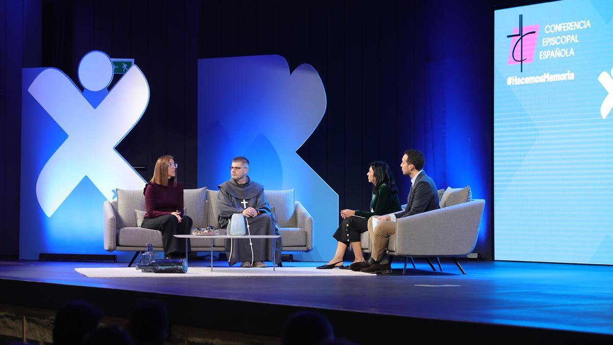 Un momento de la presentación de la memoria anual de la Conferencia Episcopal Española.