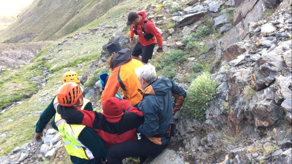 Rescate en Sierra Nevada