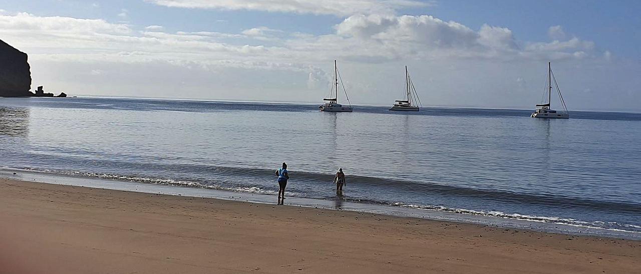 La playa de Gran Tarajal, una de las más importantes del municipio de Tuineje. | | LP/DLP