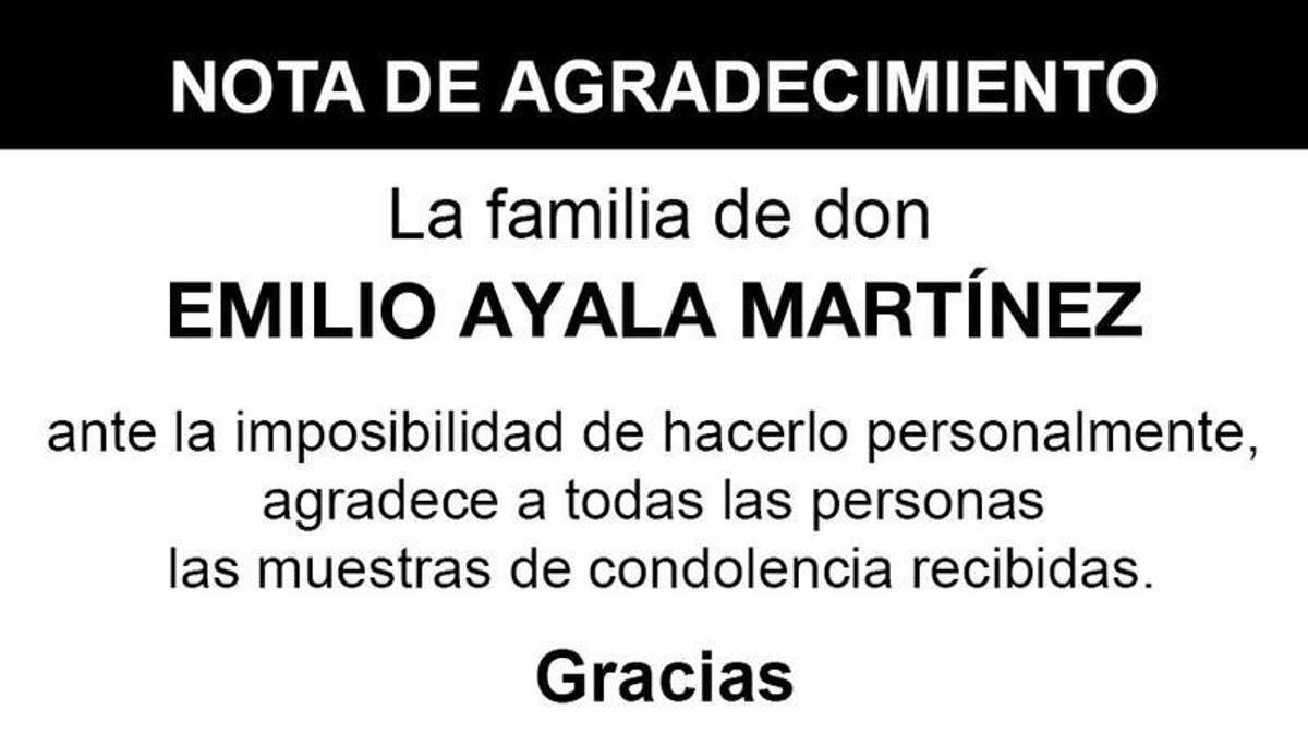 Nota Emilio Ayala Martínez