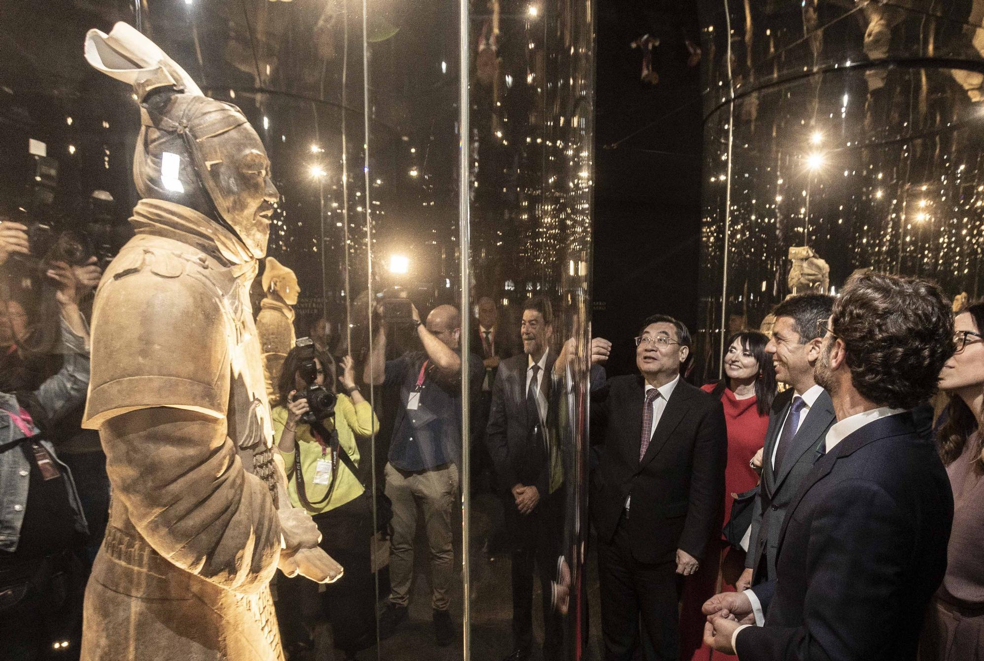 La inauguración de la exposición El legado de las dinastías Qin y Han. Los guerreros de Xian