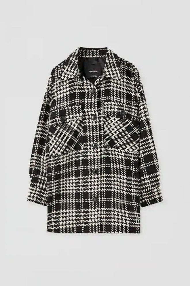 Sobrecamisa de cuadros, de Pull&Bear