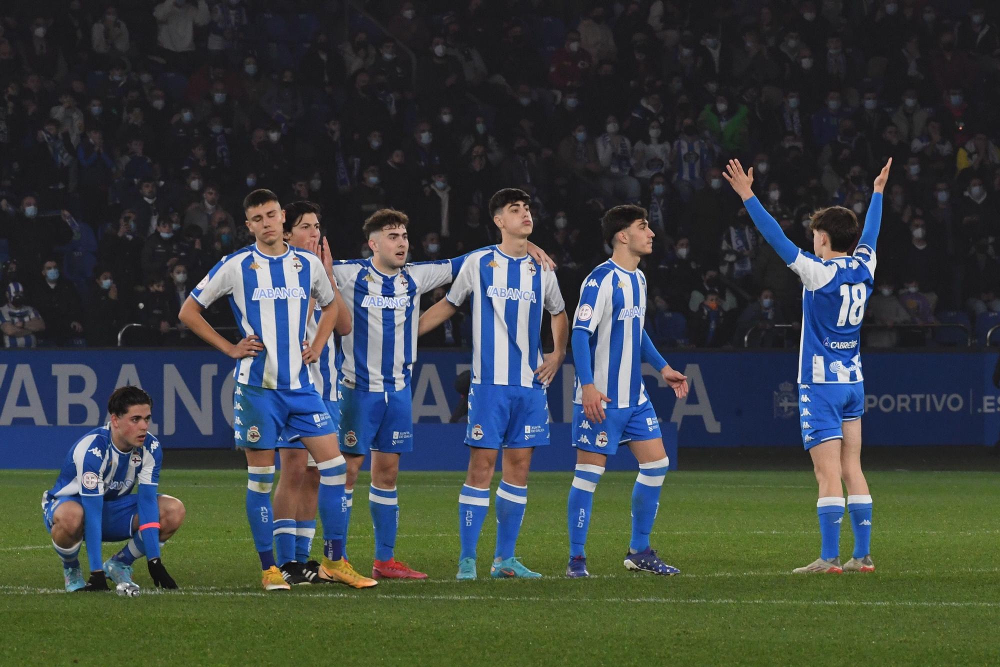 El Dépor juvenil cae en la Youth League contra el Dynamo de Kiev en los penaltis