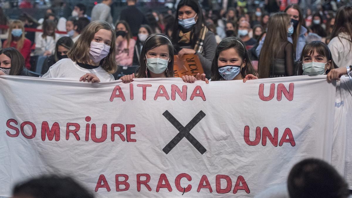 Aitana cautiva en el Sant Jordi