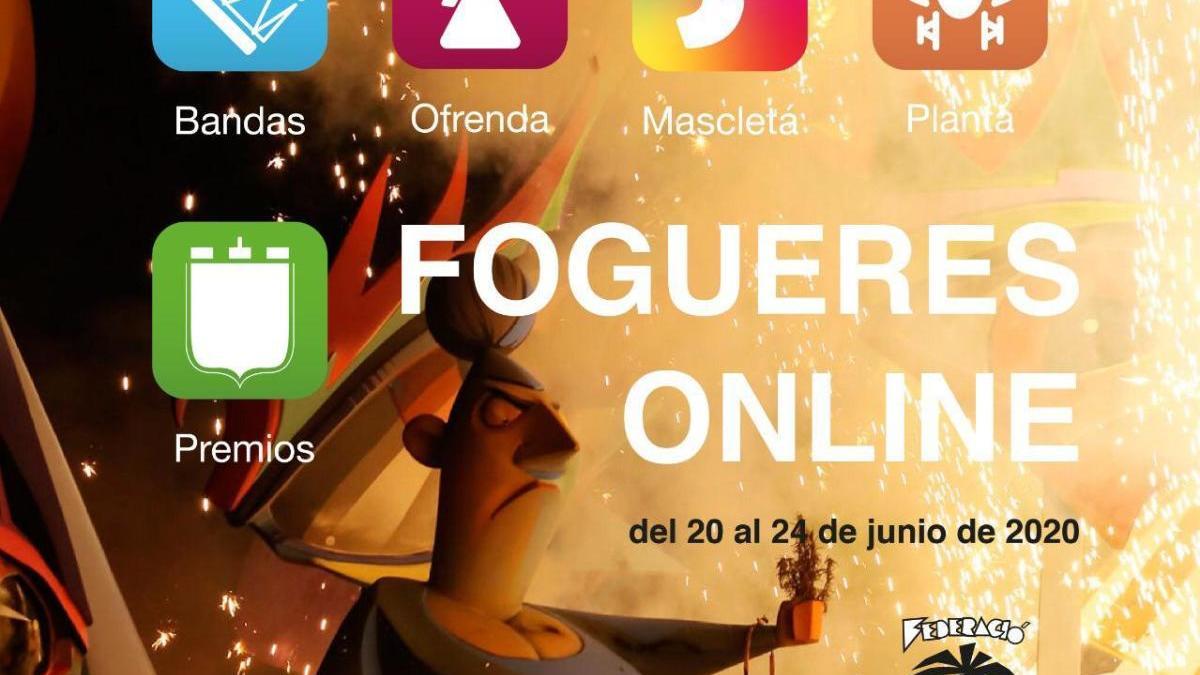 La Federació de les Fogueres de Sant Joan celebrará este año unas &quot;Hogueras online&quot;