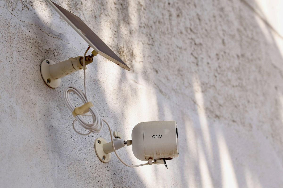 Cámaras instaladas en la vivienda.