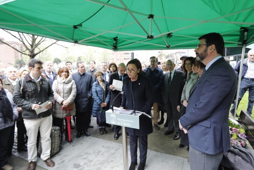 Inauguración del parque José Antonio Roncero en Gijón