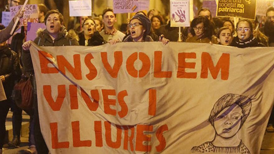 Imagen de una manifestación feminista en Elche