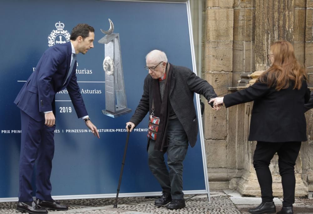 Llegada de Peter Brook, premio "Princesa" de las Artes