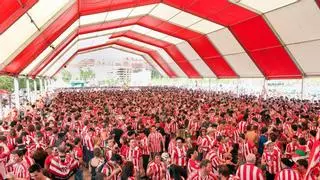 El Athletic pide a sus aficionados que no lleven distintivos del club si acuden a la grada del Mallorca en La Cartuja