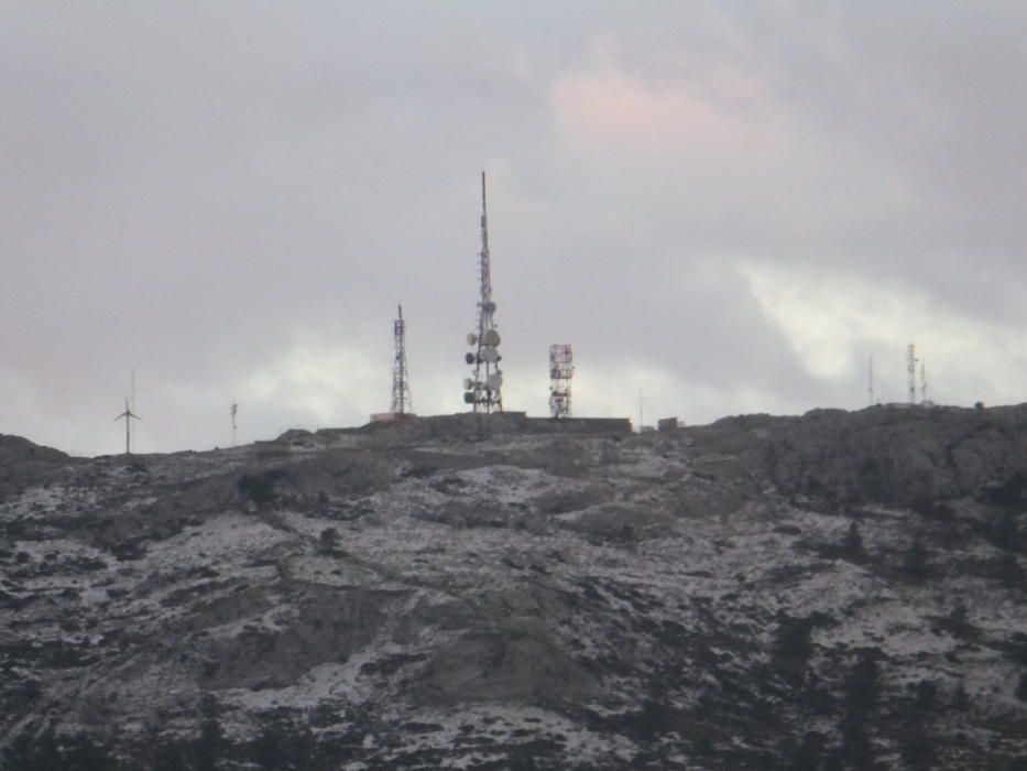 La nieve llega a Mallorca