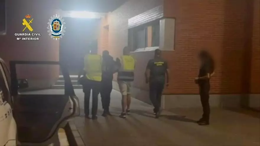 Siete detenidos por el robo de 12.000 metros de cable eléctrico en Cáceres