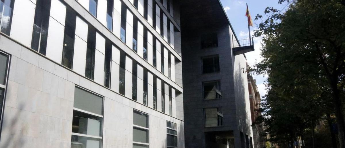 Façana dels jutjats de Girona en una fotografia d’arxiu.