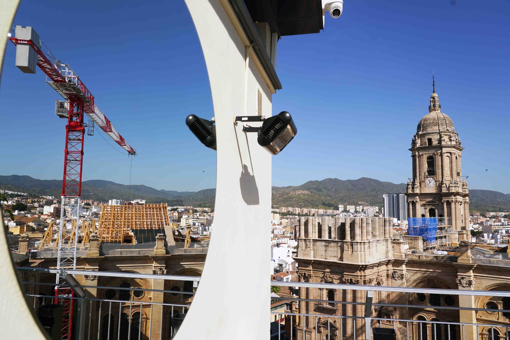 Visita del alcalde a las obras de la Catedral