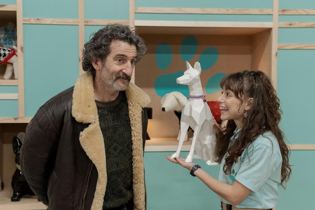 Escena de "Animal", serie rodada en Galicia sobre un veterinario del rural.