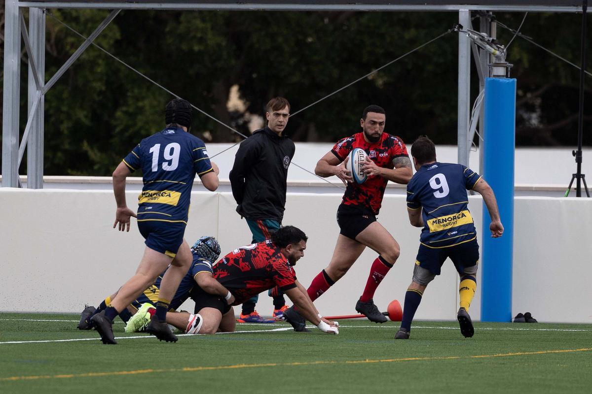 Primer partido en es Putxet: Ibiza Rugby-Menorca