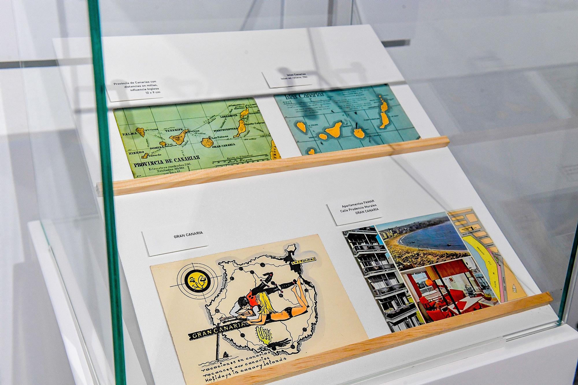 Exposición 'La cartografía en las tarjetas postales' en el Museo Elder