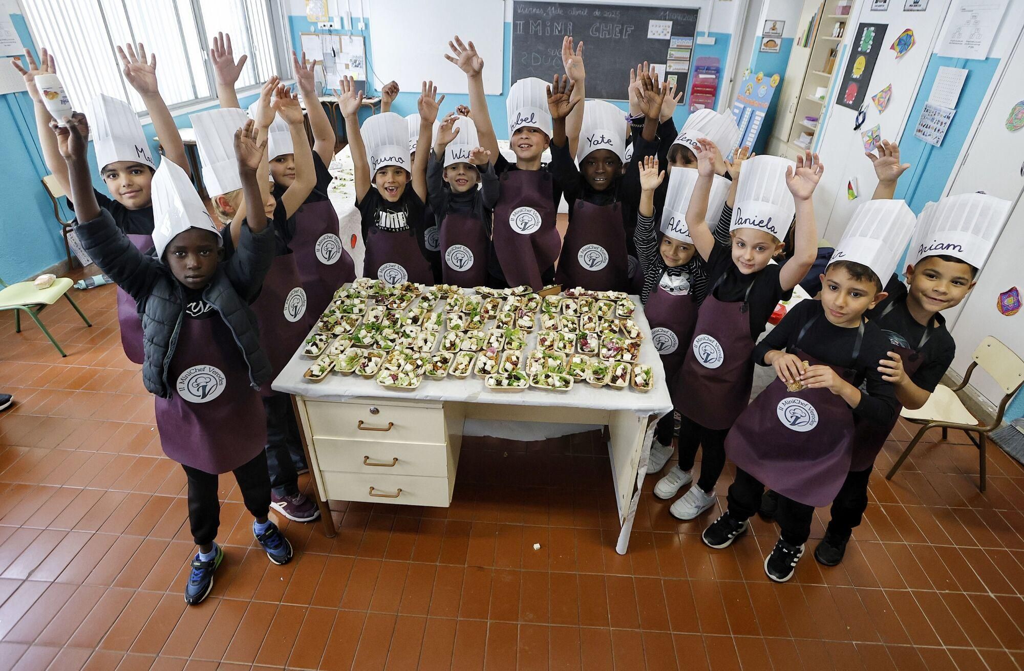 'Minichefs' en el colegio Los Verodes de Santa Cruz.