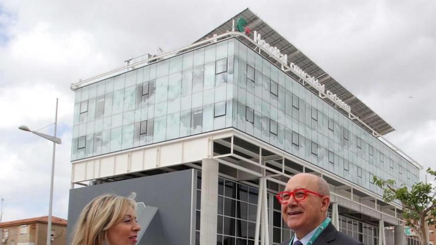 El gerente José María Ferrer, en el hospital nuevo.