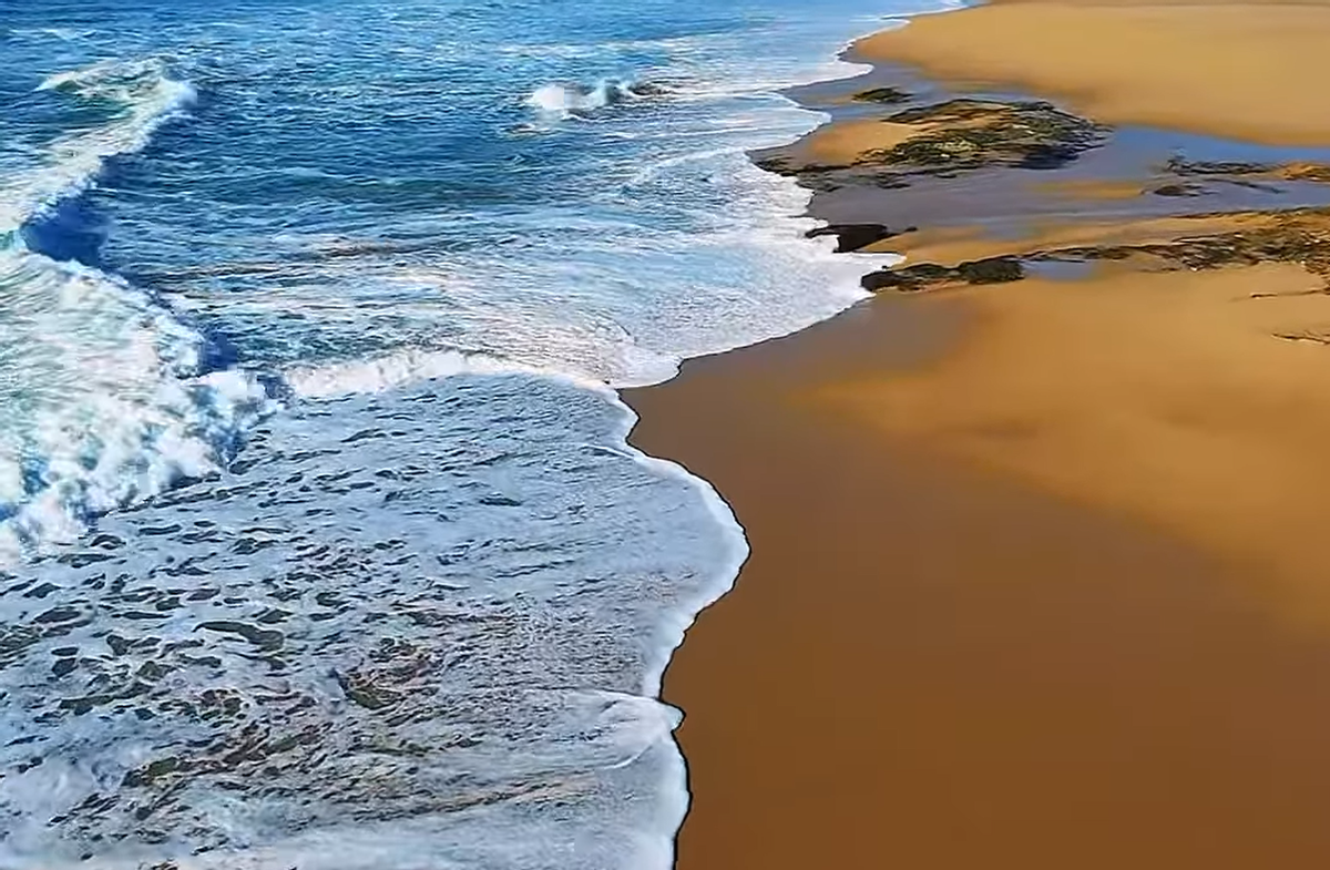 La playa de Espiñeirido, en Barbanza.