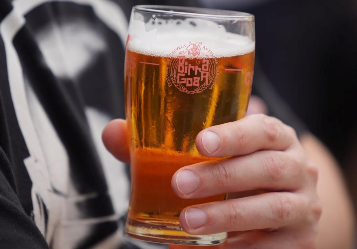 Un vaso del Birragoza.