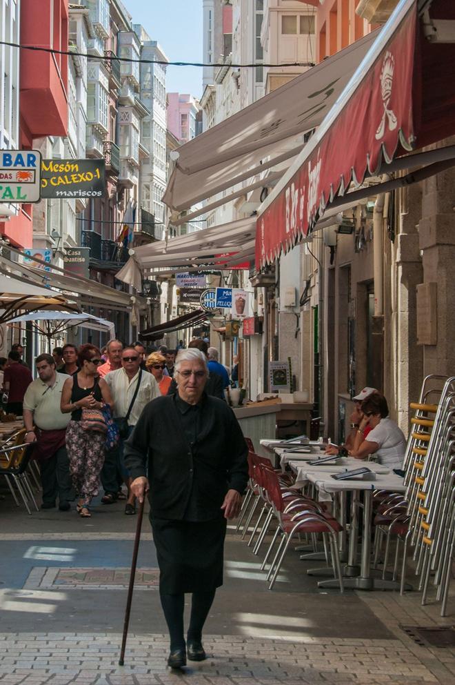 Calle de los vinos, A Coruña