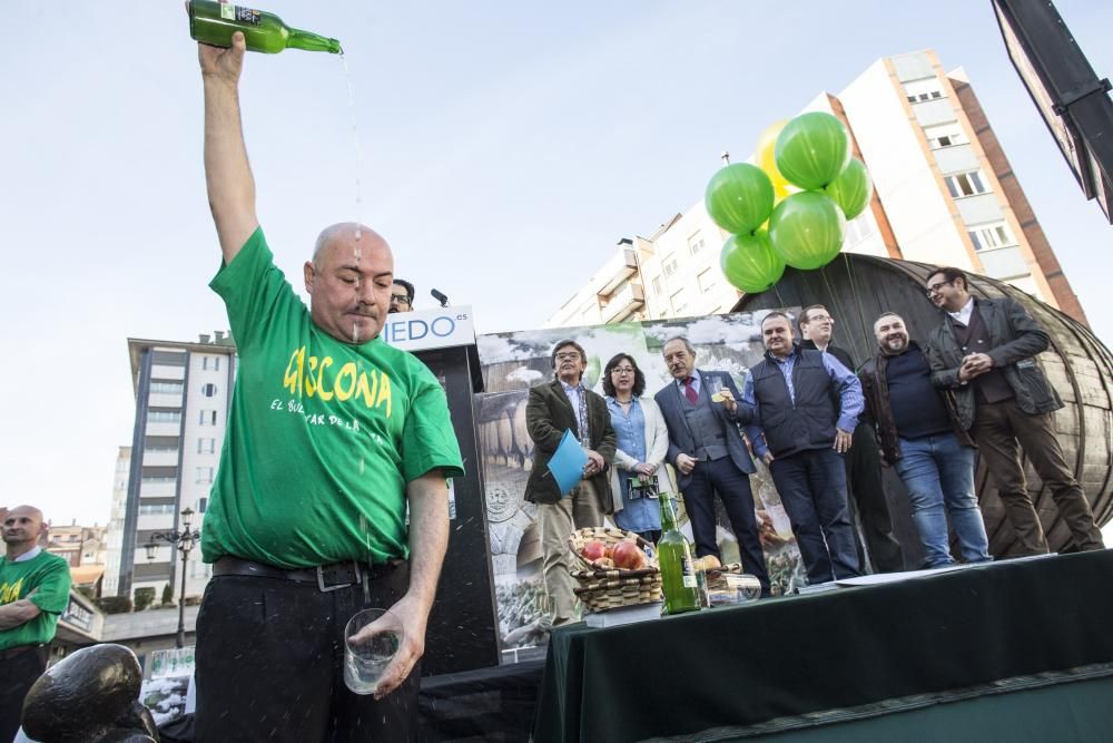 Oviedo apoya desde Gascona la candidatura sidrera ante la UNESCO