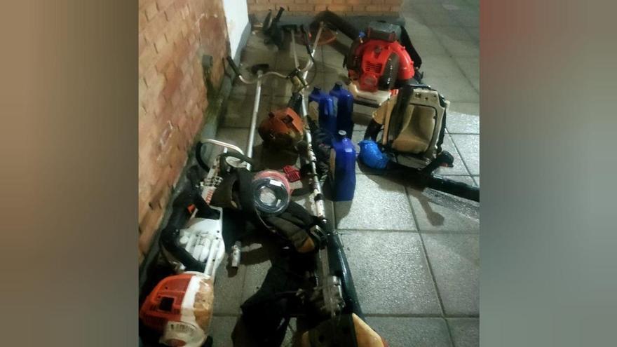 Cuatro detenidos en Peñarroya por robar en una finca de Alca