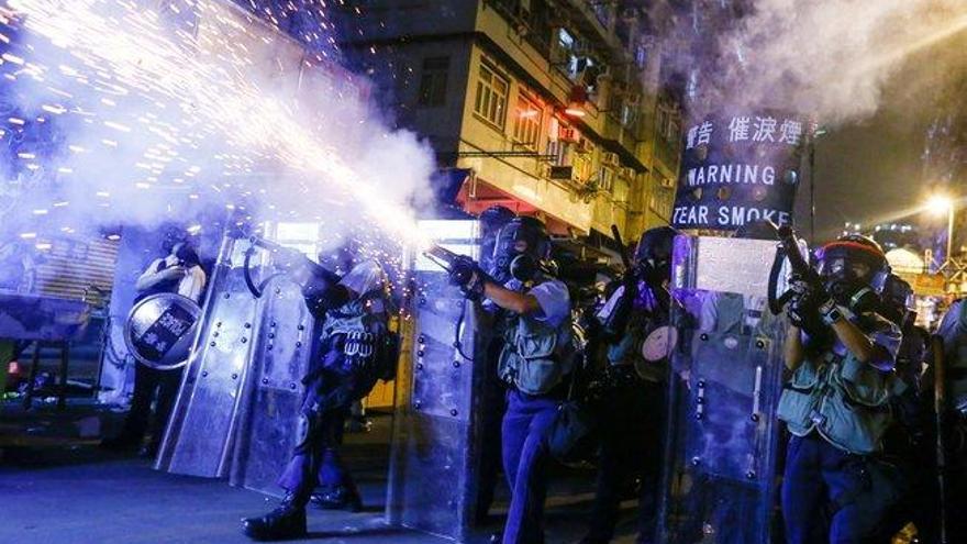 HRW dice que se reprime con &quot;fuerza excesiva&quot; las protestas en Hong Kong
