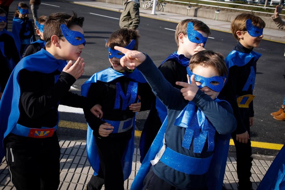 Antroxu en los colegios de Gijón