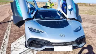 Un coche interceptado a 199 kilómetros por hora en Aragón batió el récord de velocidad en Nürburgring