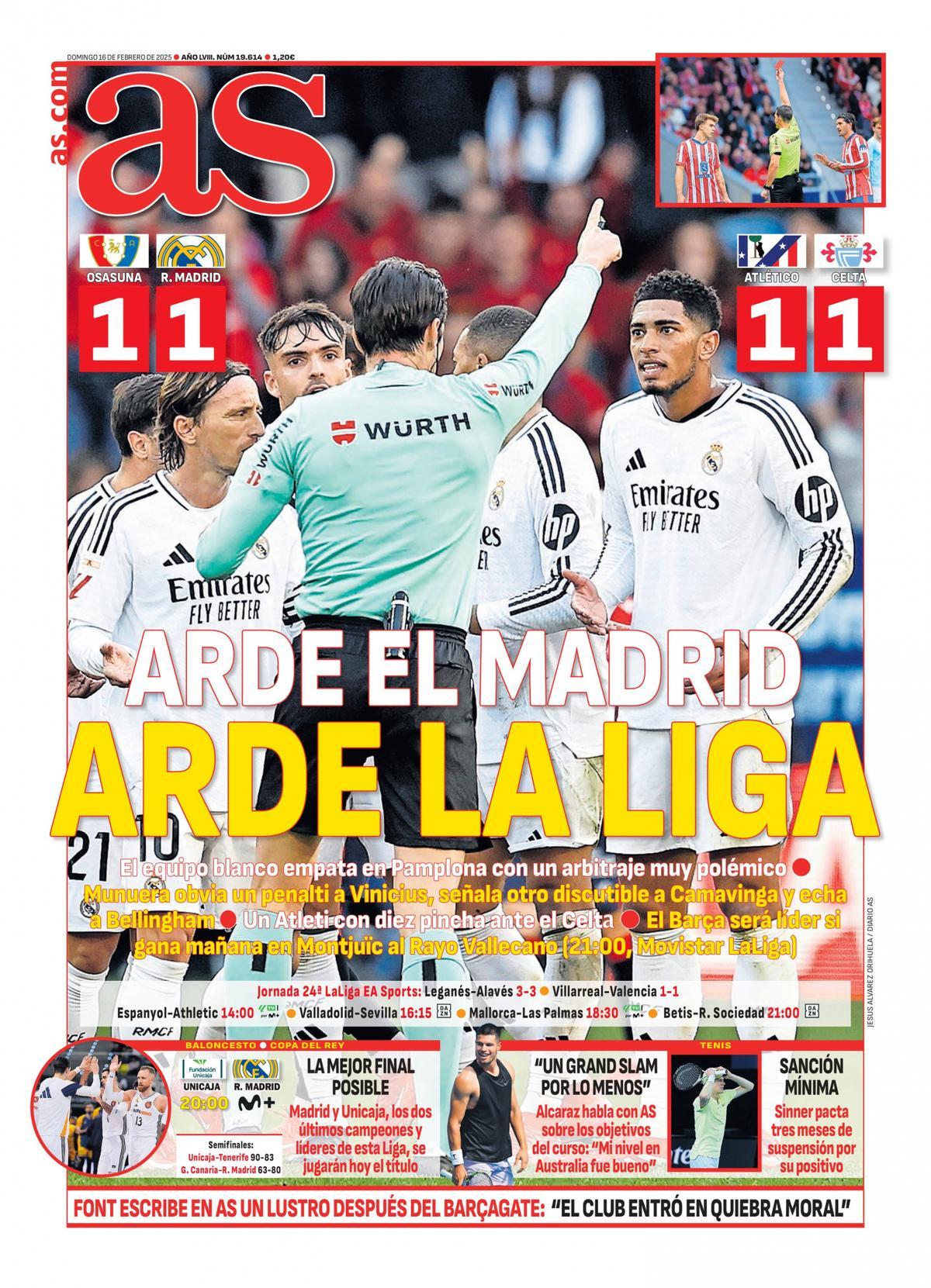 Las portadas de la prensa deportiva de hoy