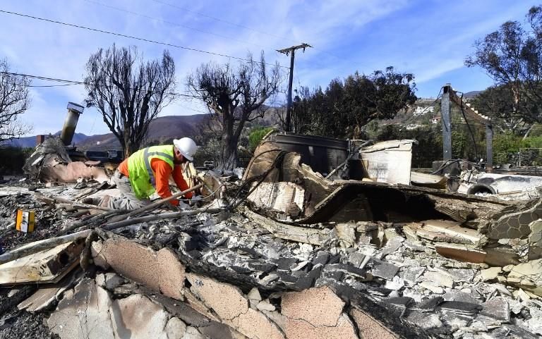 El devastador incendio de California, en imágenes