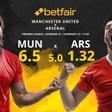 Manchester United vs. Arsenal FC: horario, TV, estadísticas, clasificación y pronósticos