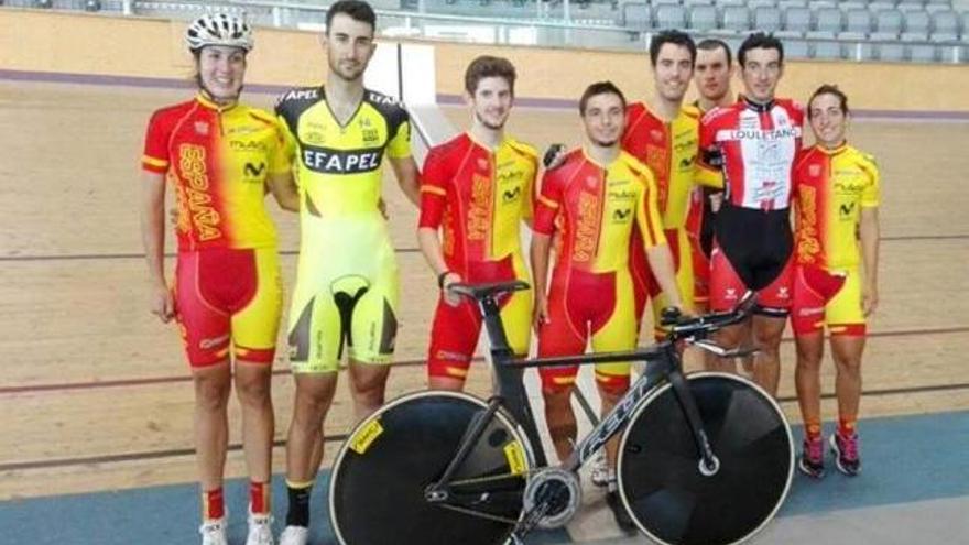 Grupo de la selección española en su concentración de septiembre en el Palma Arena.