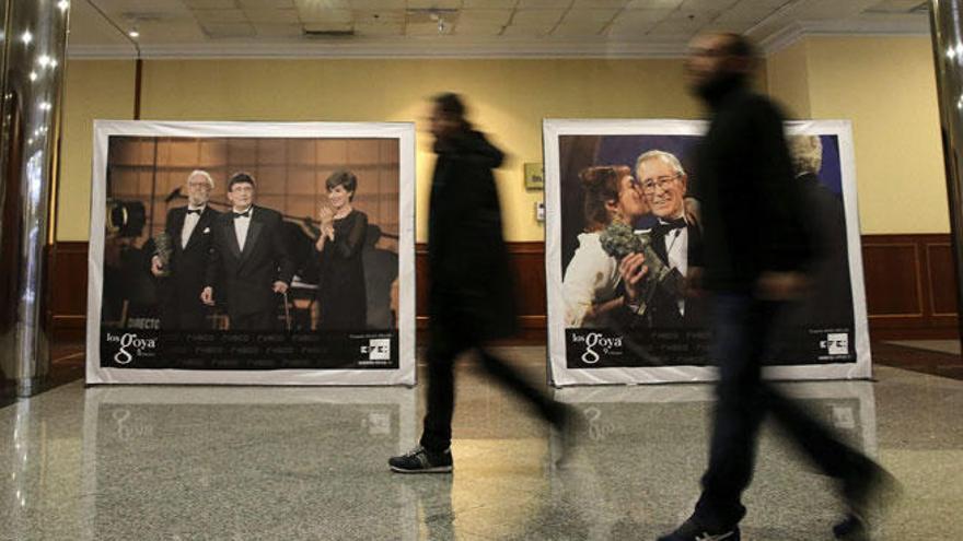 Todo listo para la entrega de los Premios Goya.