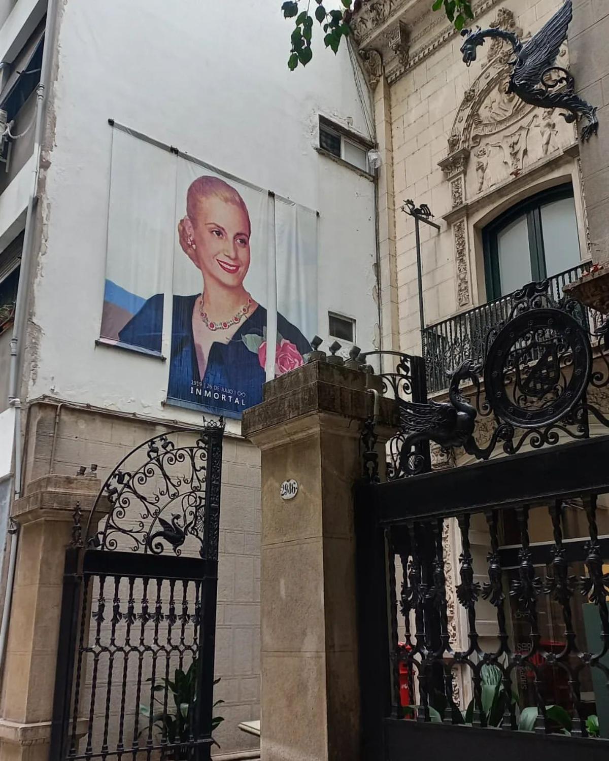 Entrada del Museo Evita, en Buenos Aires.