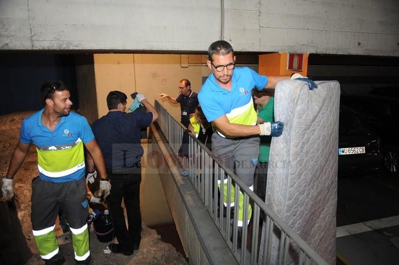 Desalojan al presunto violador del parking de la Glorieta