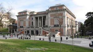 Exterior del Museo del Prado, que cumple 200 años, en Madrid.